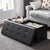 Mod Leather Footstool